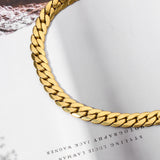 HIYEE Fashion Classic 3-8MM Figaro Chain Stainless Steel Non-Fading Waterproof Necklace For Men's And Women's Parties