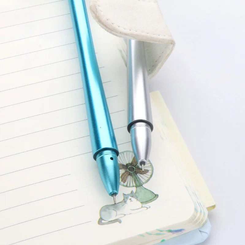 4 Piece Creative Metallic Hammer Tools Stationery Gel Pen Simulation Cute