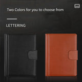 Leather University A4 Conference Portfolio Folder Clipboard Paper for Document Desk Organizers Suitcase for Office Stationery