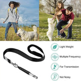 Dog Whistle 2 Pack Adjustable Ultrasonic Whistle To Stop Barking for Dogs Ultrasonic Silent Control for Dogs Black Strap Lanyard